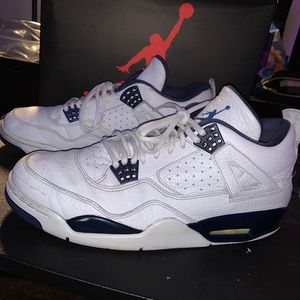Air Jordan 4 Columbia Mens Size 11 (Beater)